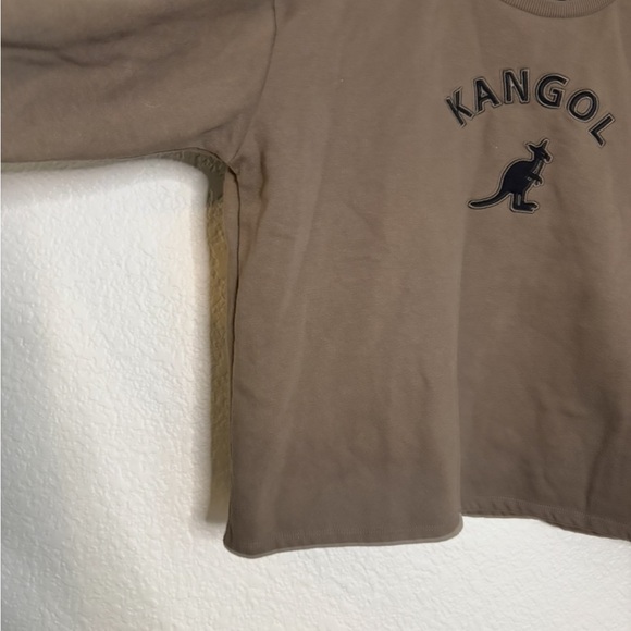 Kangol Australia Brown boxy Sweatshirt Fleece Women XL - Picture 5 of 7